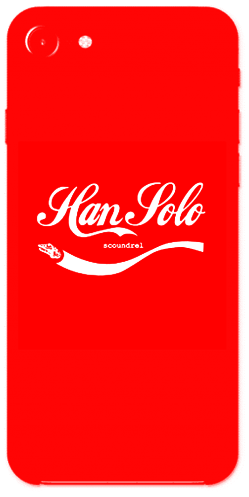 Han Olo Coundrel Poof Cell Phone Case Ballzbeatz - New York City (1285x1285), Png Download