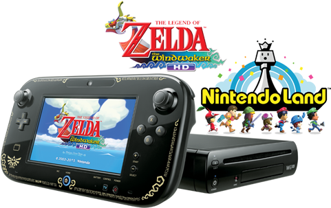 Nintendo's Online Store Has A Pretty Good Deal On The - Nintendo Wii U 32gb Legend Of Zelda System Black (640x480), Png Download