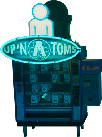 Up 'n Atoms Perk Machine Iw - Atom (358x480), Png Download