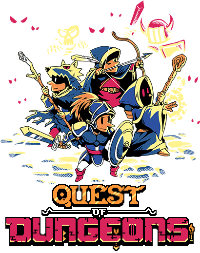 Quest Of Dungeons (428x518), Png Download