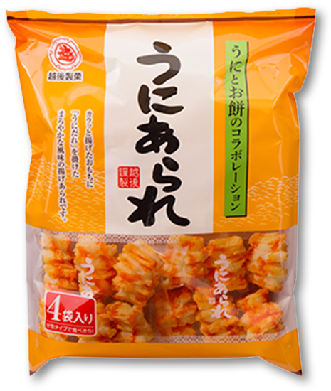 Echigo Rice Cracker - 越後製菓 うにあられ 84g×6袋 (600x600), Png Download