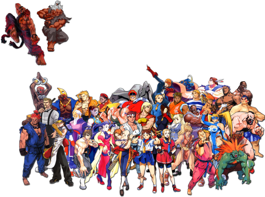 Street Fighter Characters Png - Street Fighter All Characters Png (900x675), Png Download