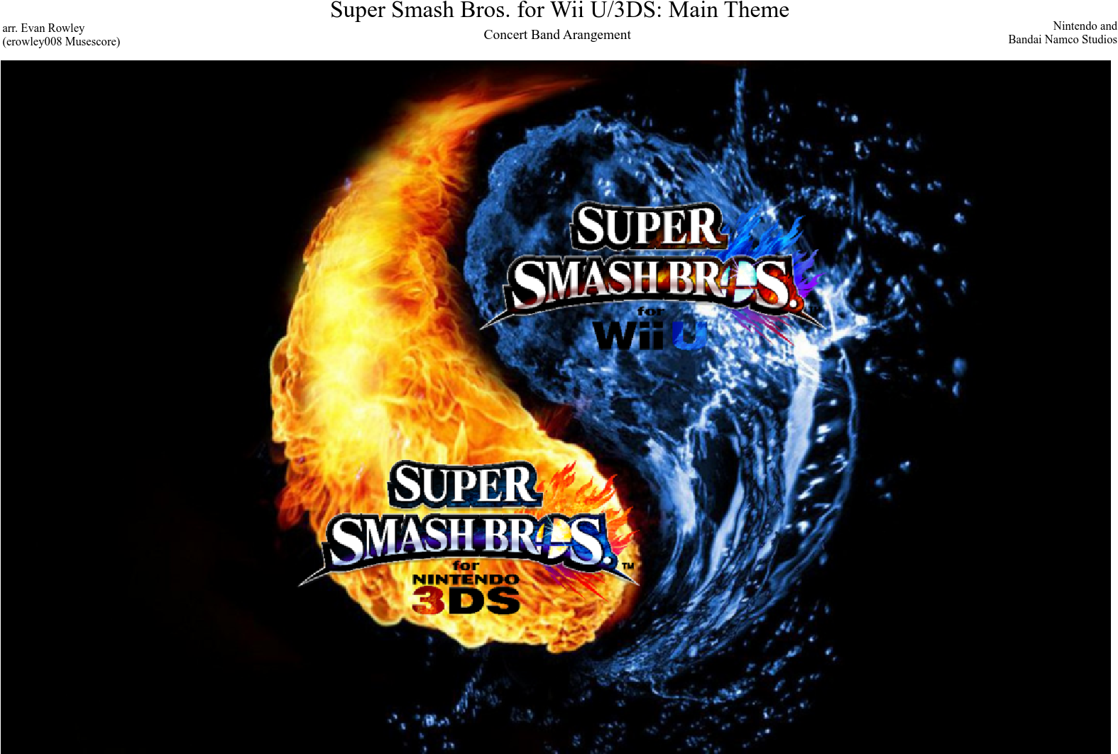 Super Smash Bros - Yin And Yang Water And Fire (1654x2339), Png Download