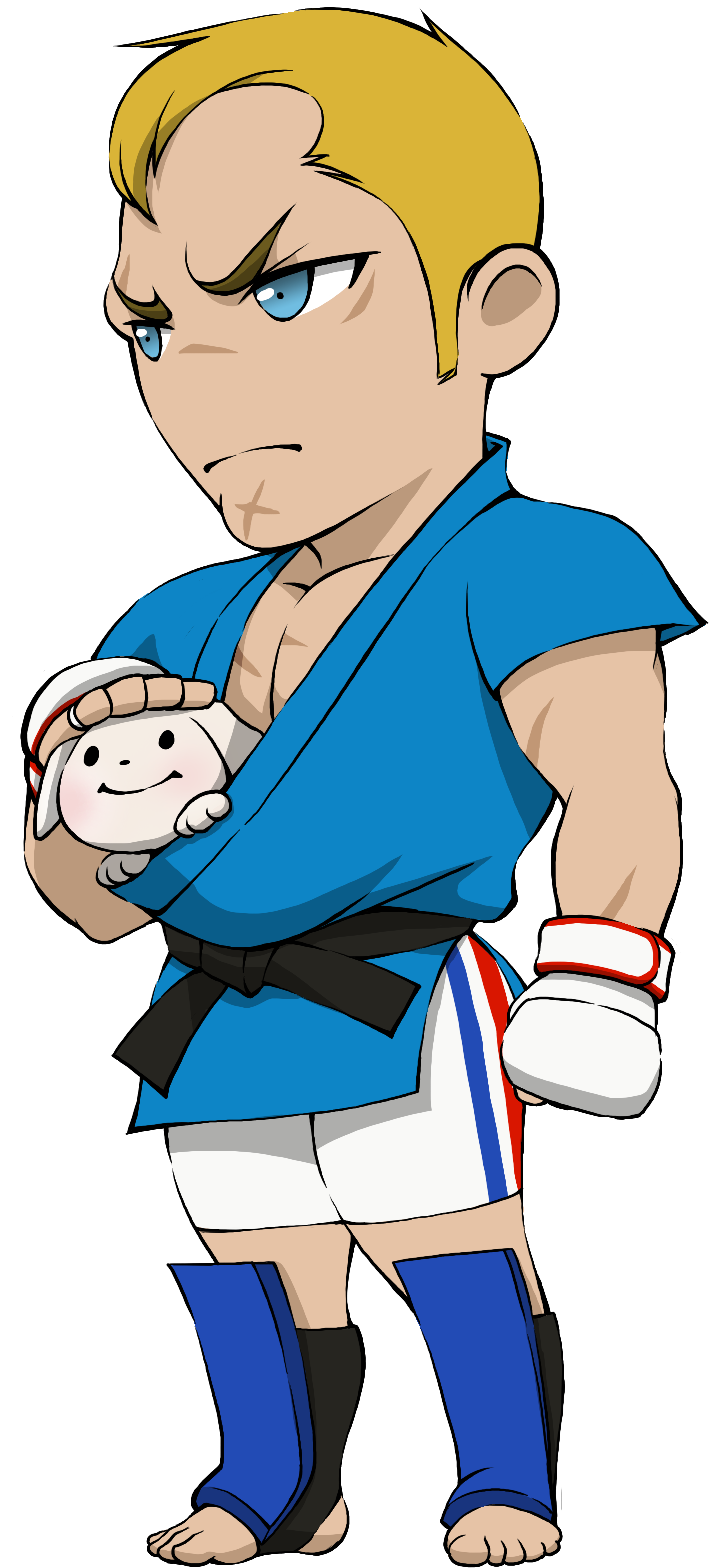 Abel Ultra Sf4 Chib - Street Fighter Chibi (2894x4093), Png Download