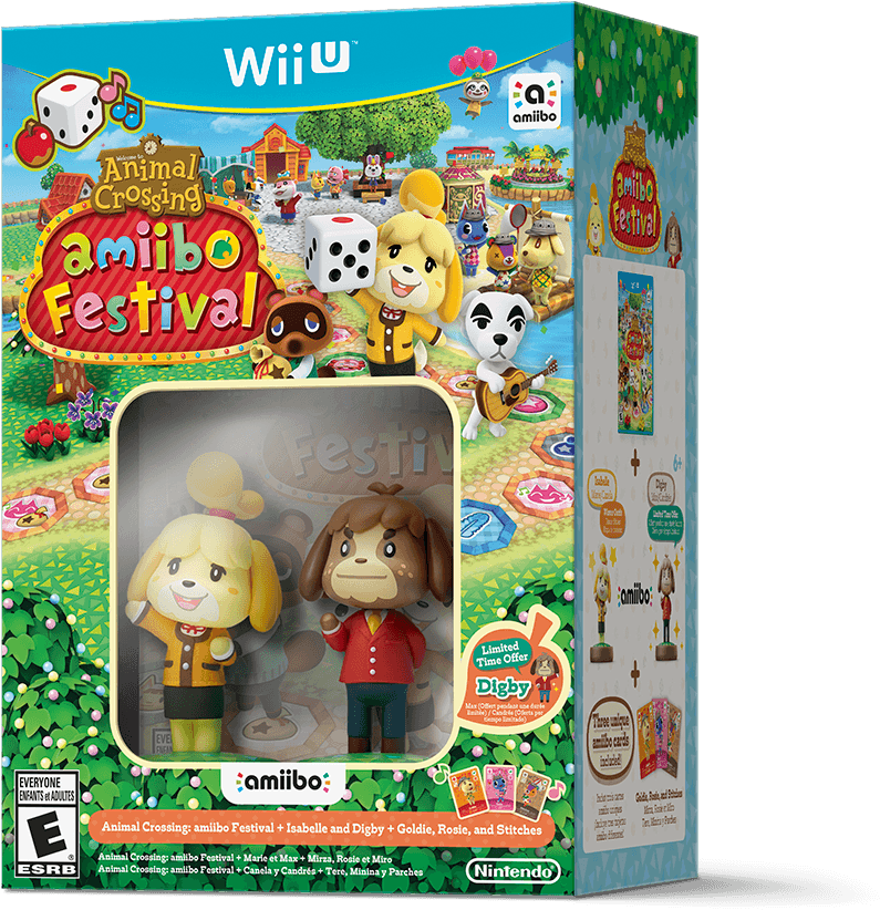 Ac Af - Retail Box - Animal Crossing: Amiibo Festival For Wii U (803x821), Png Download