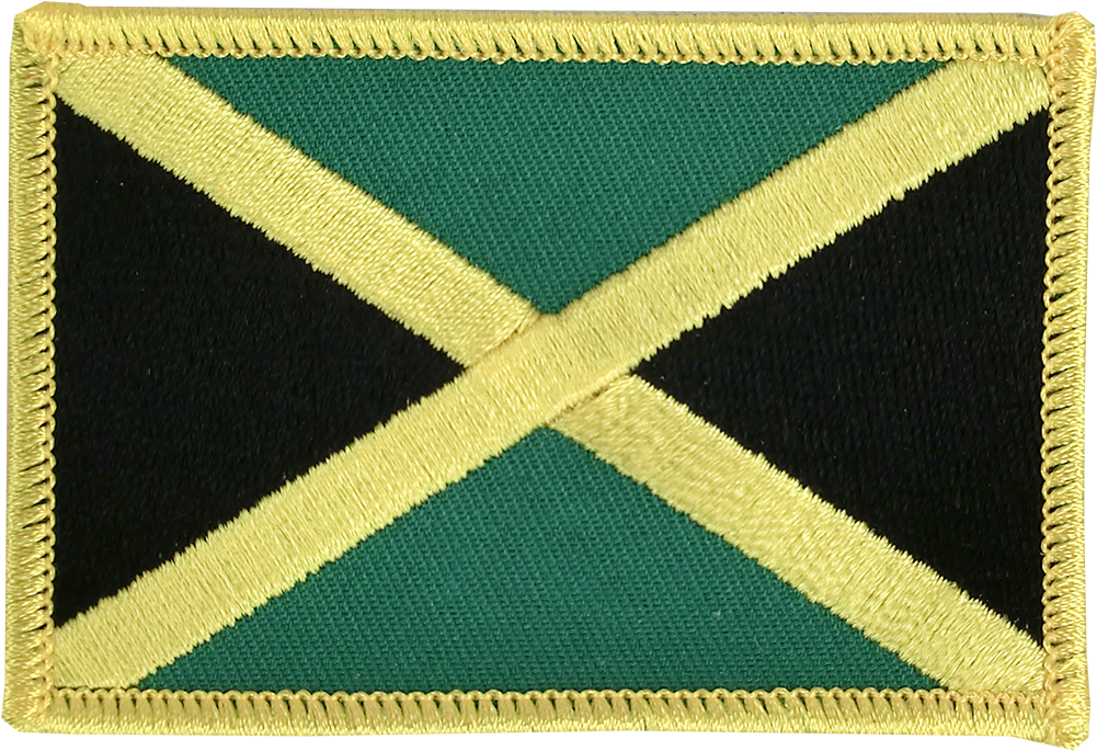 Jamaica - Flag Patch - Ireland Flag Vs Indian Flag (1500x1000), Png Download