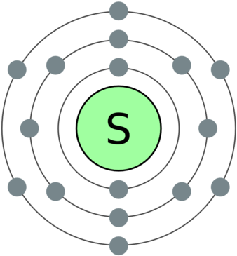Sulfur - Atom Bromin (365x399), Png Download