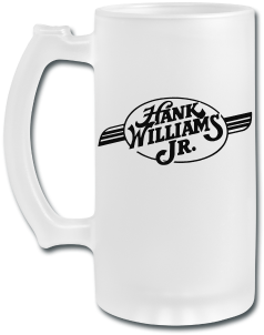 Buckle Logo Frosted Beer Mug - Hank Williams Jr Vintage Certed Hand Signed 8x10 Photo (350x350), Png Download