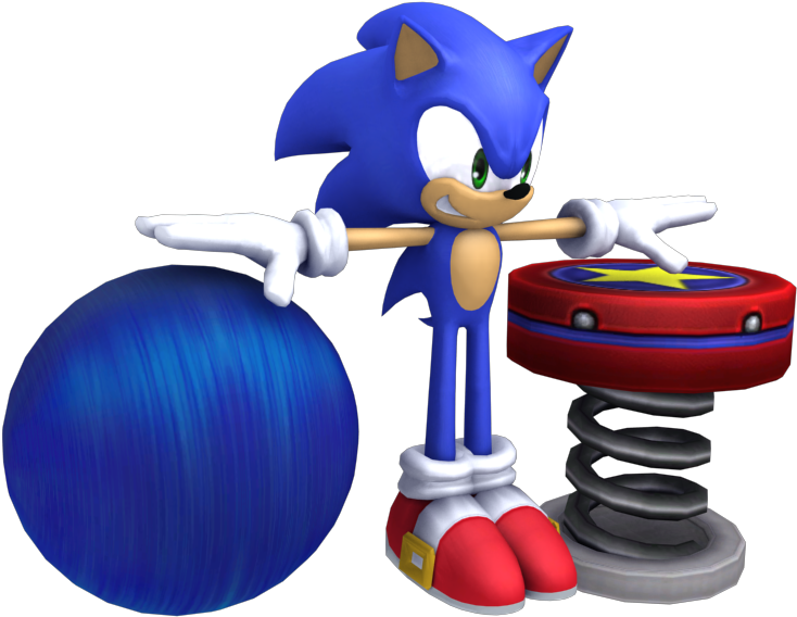 Download Zip Archive - Super Smash Bros Sonic Models (750x650), Png Download