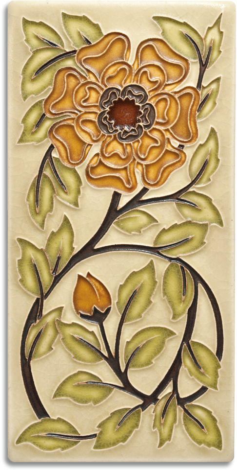 Tudor Rose, Ecru - Blue (1000x1000), Png Download