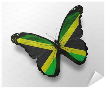 Jamaican Flag Butterfly, Isolated On White Poster • - Vybz Kartel Colouring This Life (400x400), Png Download