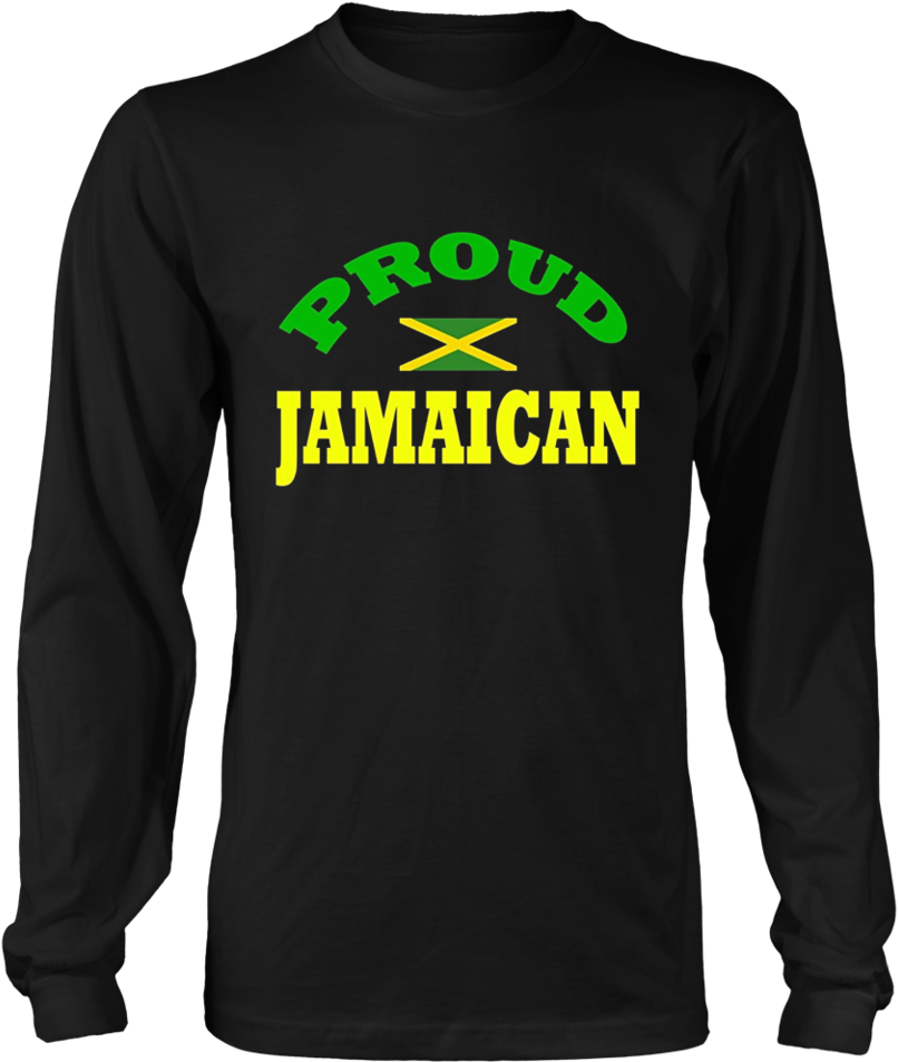 Proud Jamaican - Nirvana Long Sleeve Shirt (960x960), Png Download