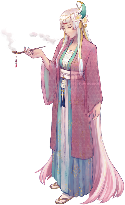 She Masqueraded As The New Queen And Restored Peace - Illustration (600x800), Png Download