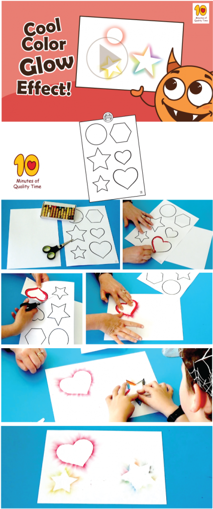 In Order To Create A Color Glow Effect - Child (449x1030), Png Download