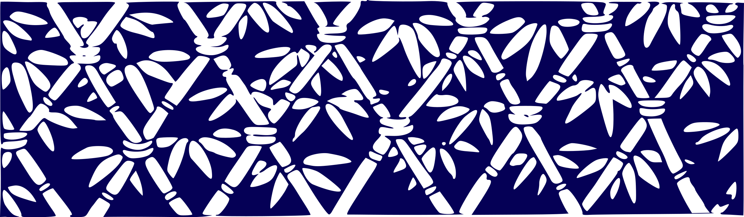 This Free Icons Png Design Of Bamboo Fence (2400x700), Png Download