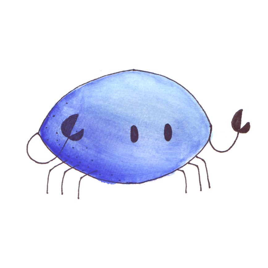 Cancer-watercolor - Child Art (1000x1000), Png Download