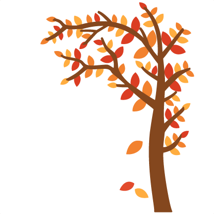 Graphic Transparent Download Svg Cutting File For Scrapbooking - Fall Tree Clipart (432x432), Png Download