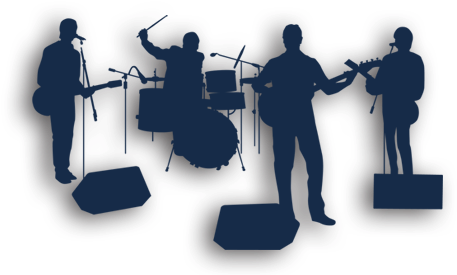 Live Music Here - Drums Music Wall Clock (500x285), Png Download