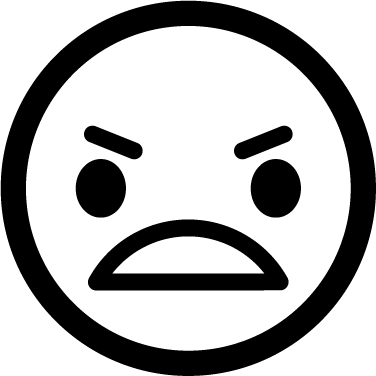 Yelling - Number 2 With Circle (376x376), Png Download
