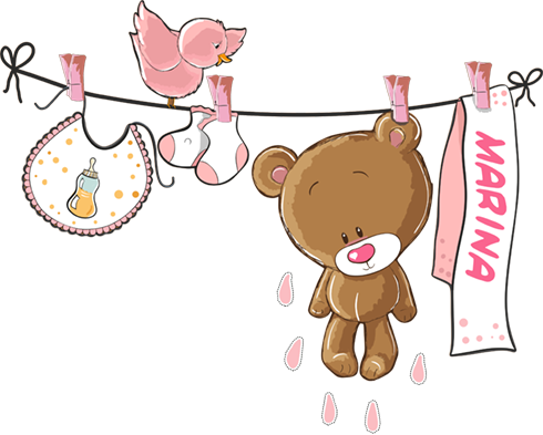 Stickers For Kids - Crear Targetita De Baby Shower (490x393), Png Download