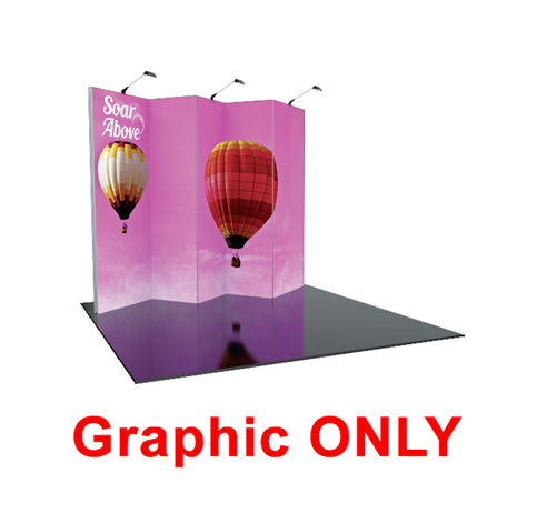 Custom Vector Frame Essential 10ft Modular Backwall (500x600), Png Download