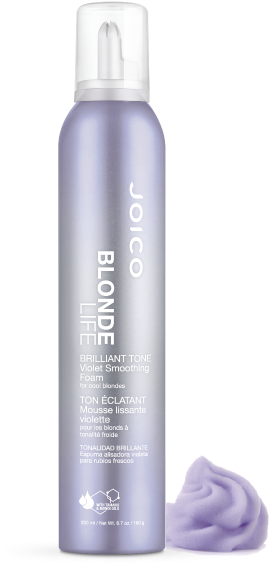 Blonde Life Foam - Blonde Life Brilliant Tone Smoothing Foam (377x639), Png Download