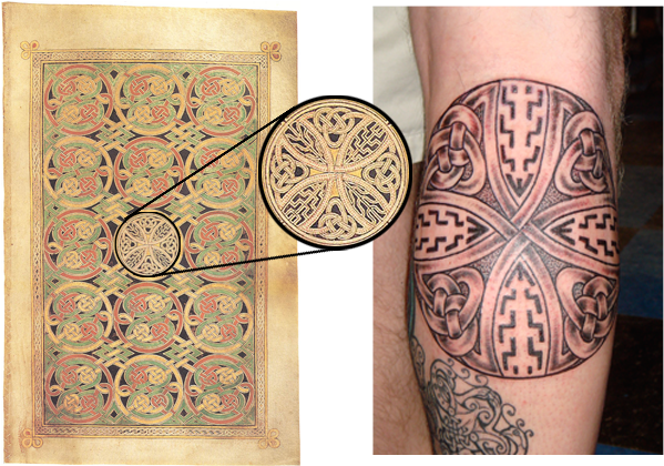 This "disk Of Durrow" &nbsp - Book Of Durrow Cross (648x432), Png Download