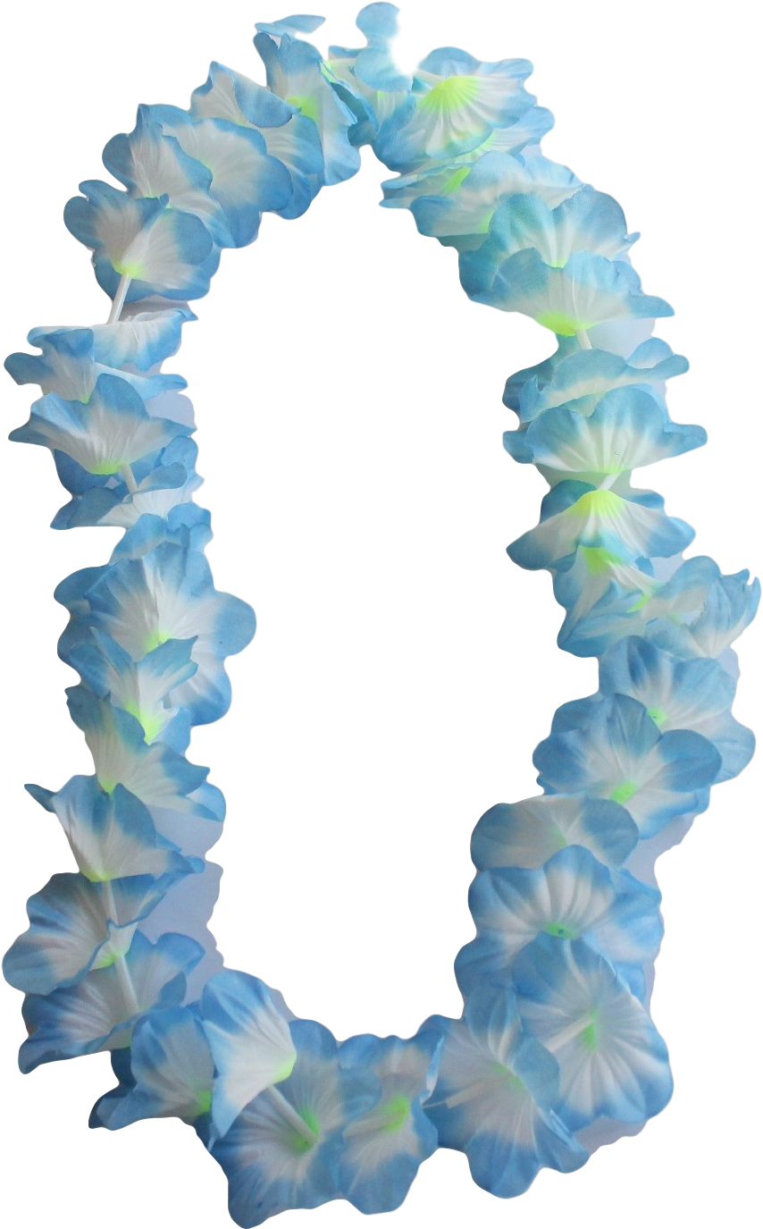 12 X Hawaiian Flower Leis Assorted Luau Beach Lei Party - Rose (967x1423), Png Download