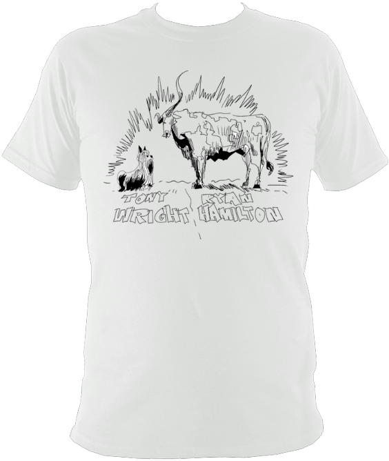 Yorkshire Terrier & Texas Longhorn Tee - Warthog (595x680), Png Download