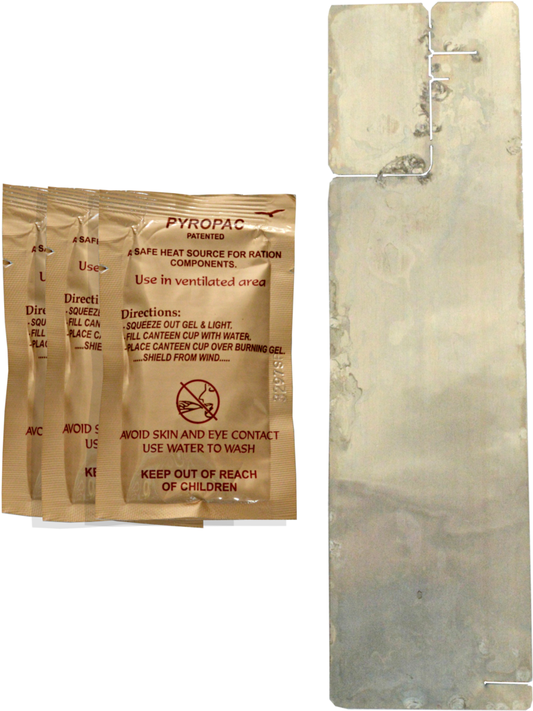 3 Pack Pyropac With Stove (1000x1128), Png Download