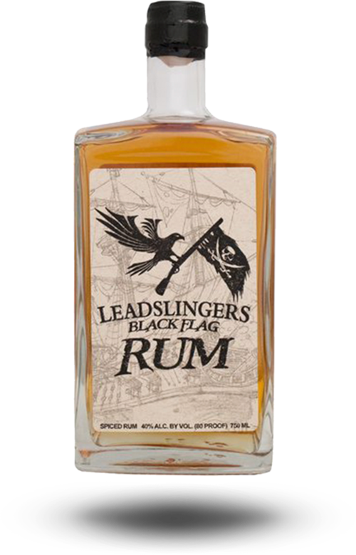 Napalm Cinnamon Whiskey - Black Flag Rum (500x779), Png Download