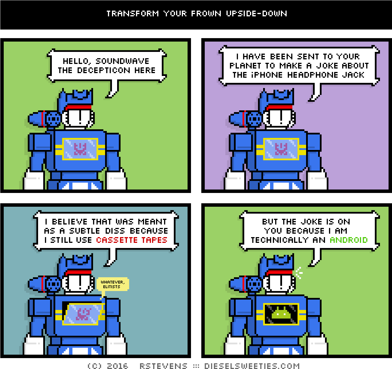 Soundwave, Decepticon, Transformer - Cartoon (1440x1320), Png Download