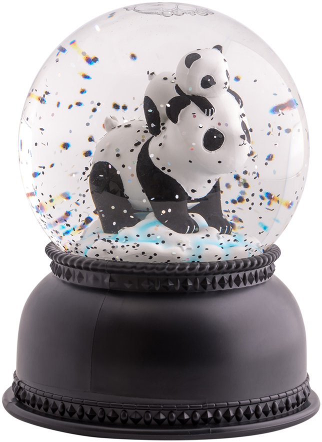 Panda Snowglobe Light - Little Lovely Company Panda (960x1009), Png Download