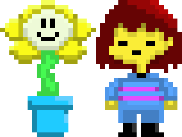 Undertale Frisk And Flowey - Gave The Pope Undertale Game Theory (660x495), Png Download