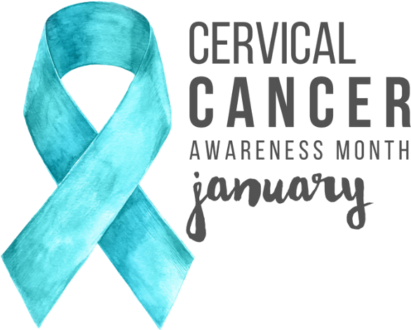 Cervical Cancer - Cervical Cancer Awareness Month 2019 (724x535), Png Download