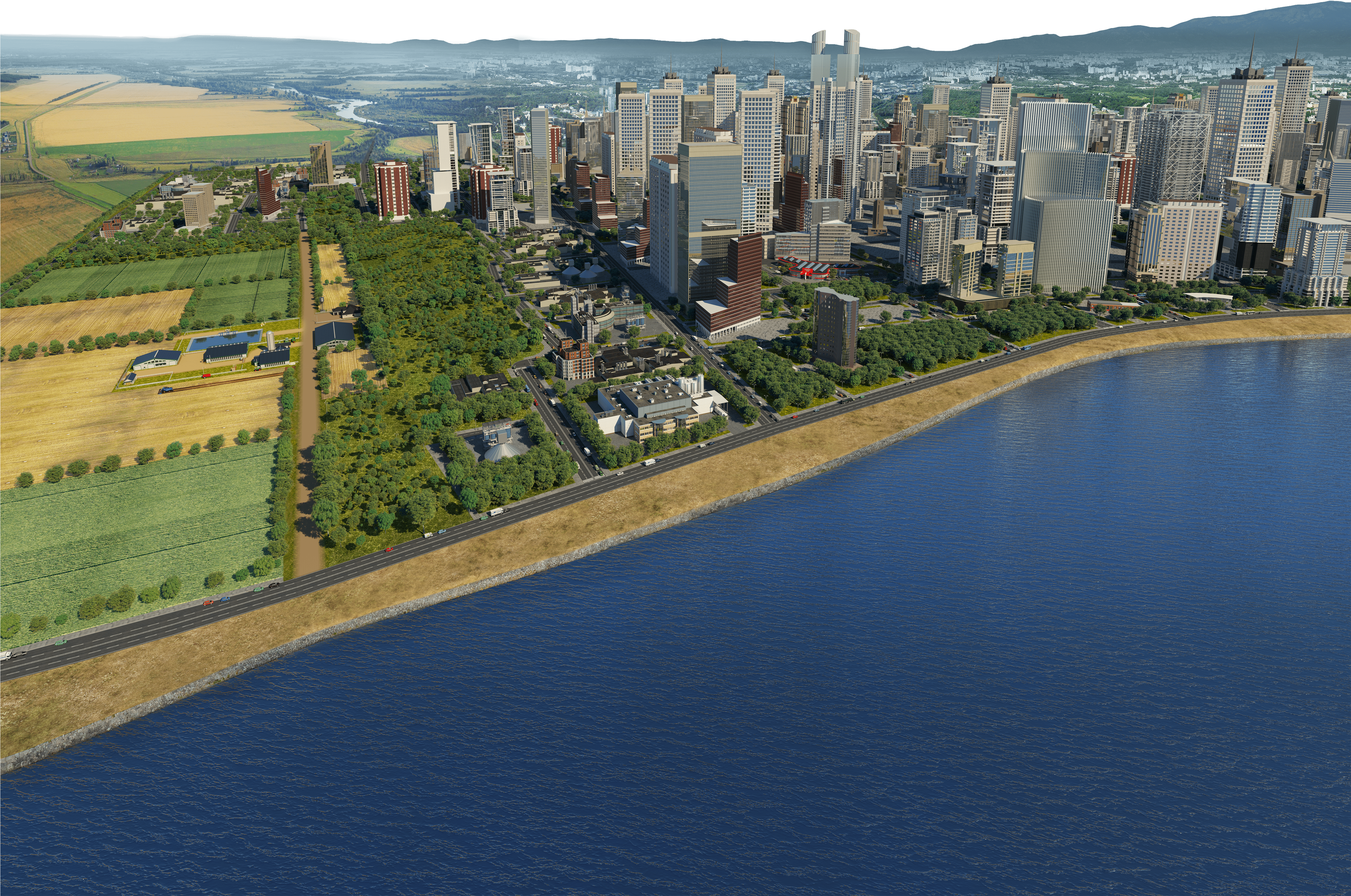 Explore Smart Store Supermarket - Urban Area (5000x5000), Png Download