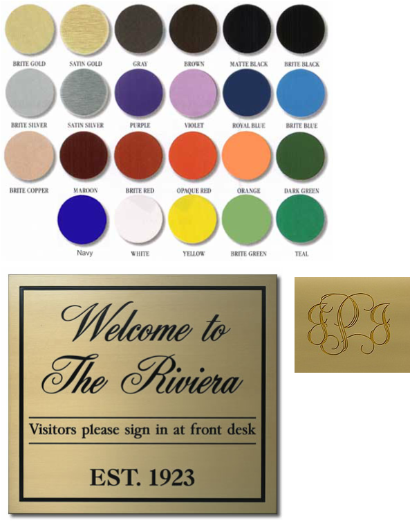 Many Colors To Choose -with Engraving In Gold Or Silver - Bronze (593x752), Png Download