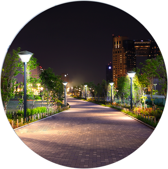 Landscape Lighting - Arch (572x573), Png Download