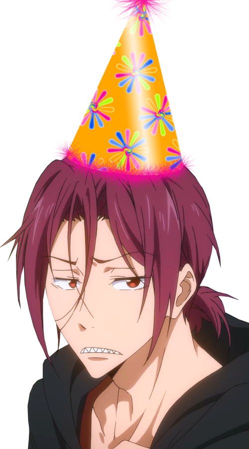 Jpg Freeuse Library Images About Transparents On We - Anime Girl With Birthday Hat (500x900), Png Download