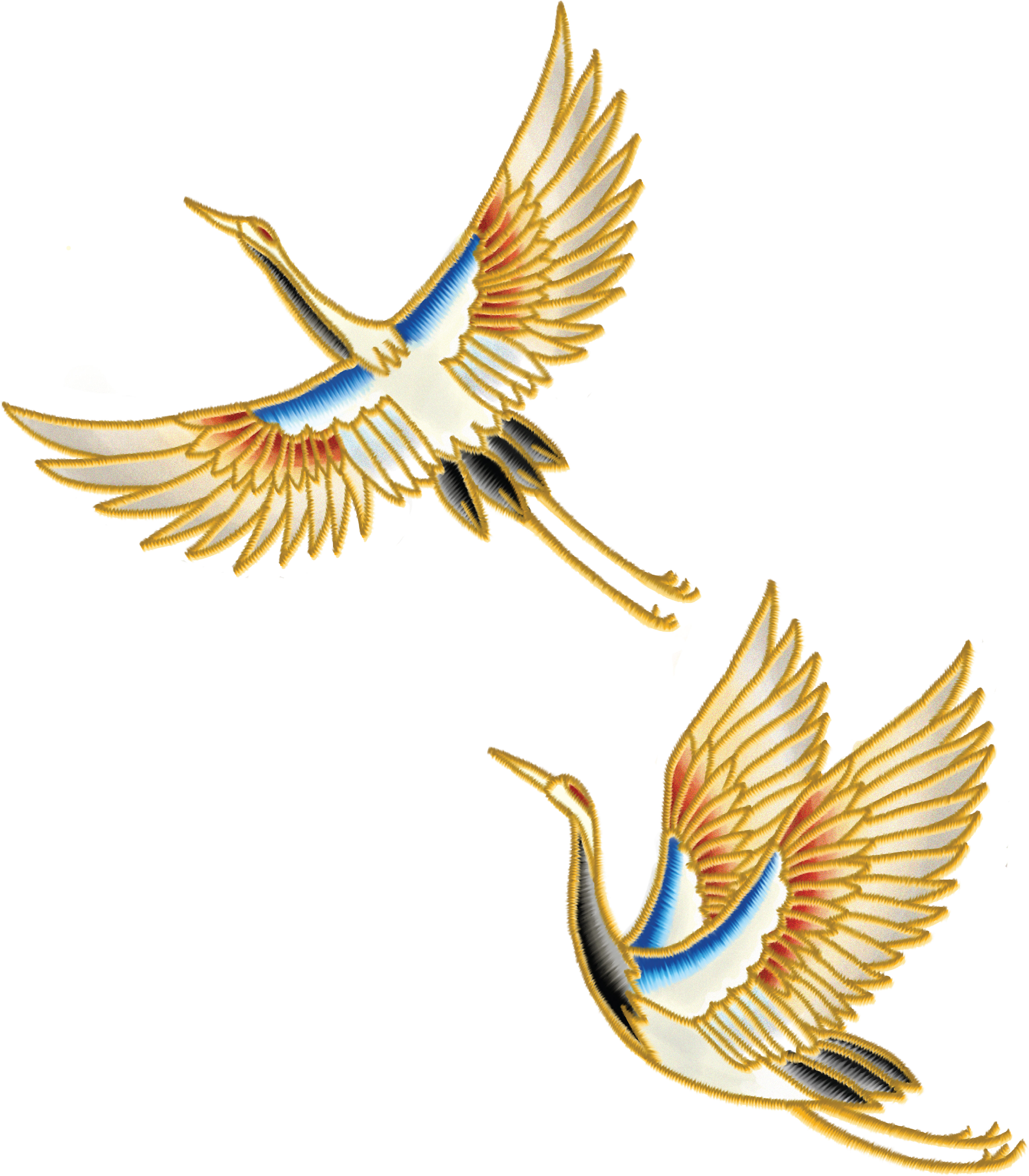 #crane #birds #nature #collages #embroidery #graphicdesign - Sandhill Crane (5026x5025), Png Download