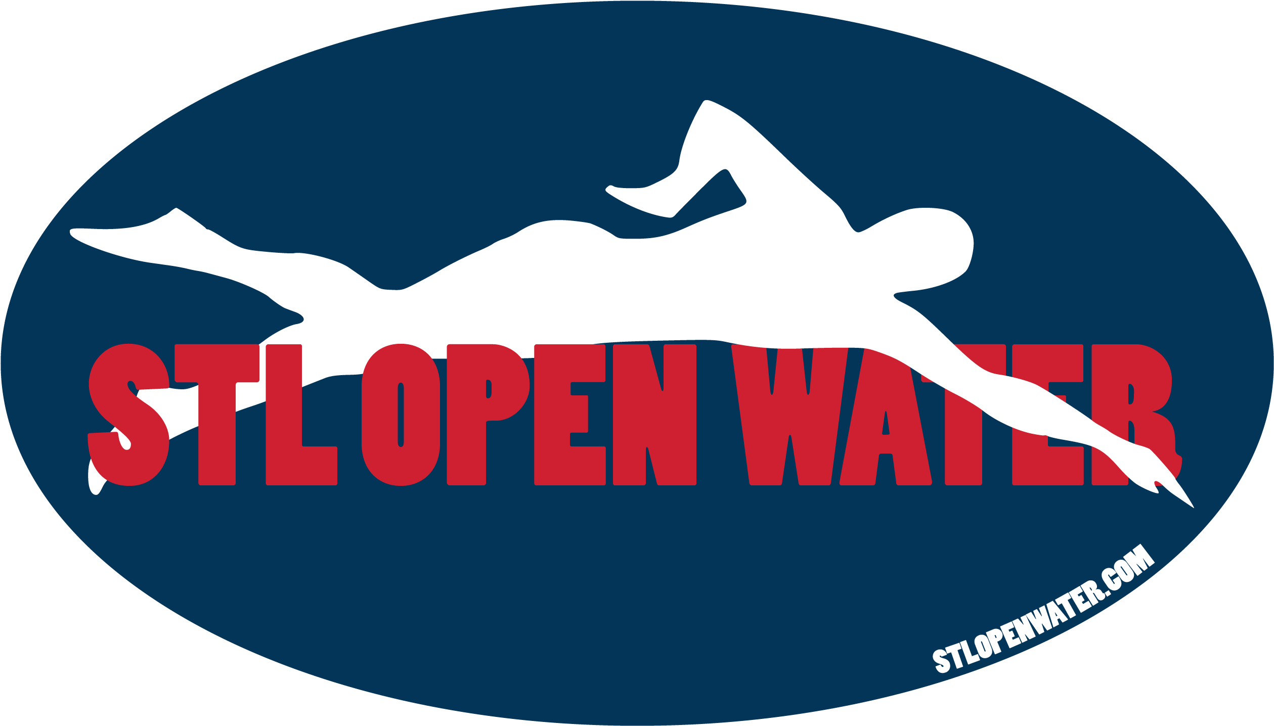 Stl Open Water Swim Series - Zeichnung (4098x2304), Png Download