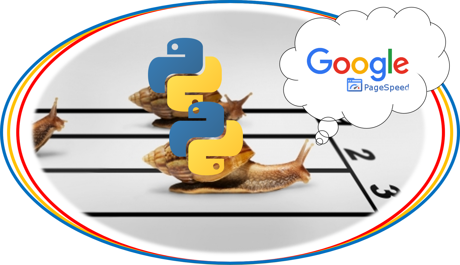 Snail Race (1920x1105), Png Download