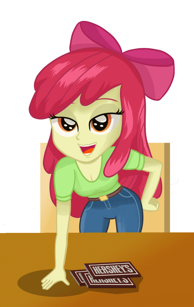 Apple Bloom, Artist - Cartoon (648x1024), Png Download