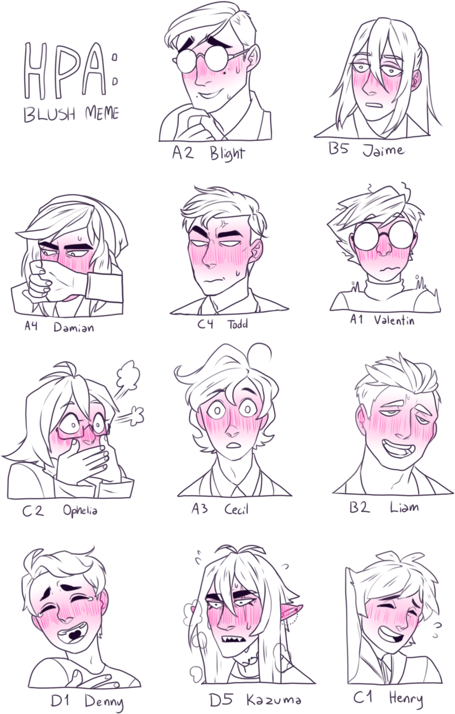 Download Drawing Blush Blushing Face Cartoon PNG Image with No