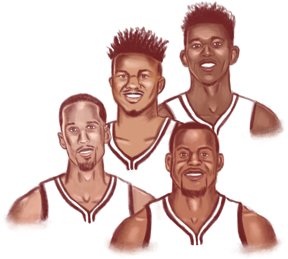 Warriors Keep Stars, Lose Role Players - Team (1000x922), Png Download