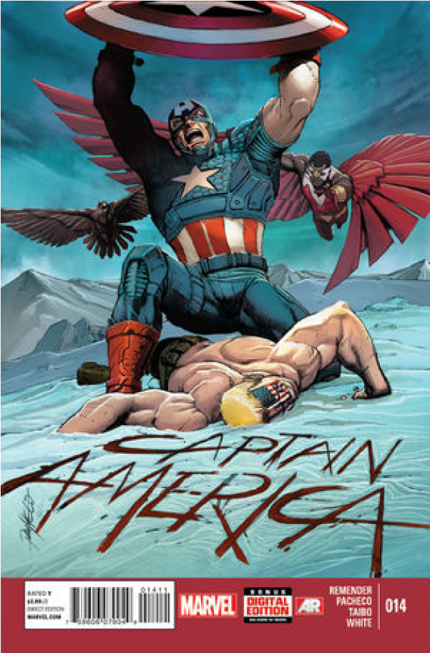 Купете Comics 2014-02 Captain America - Captain America 2012 Comic (950x950), Png Download