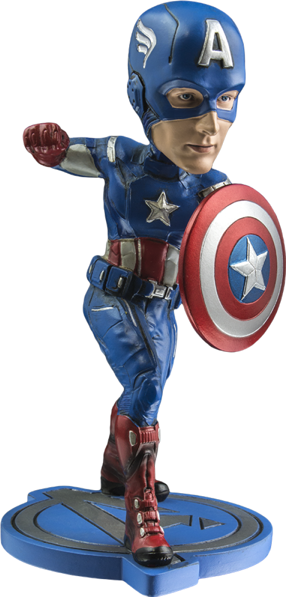 Description - Captain America Head Knockers (1050x1200), Png Download