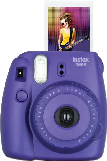 Fujifilm Instax Mini 8 Instant Film - New Polaroid Camera 2017 (709x935), Png Download