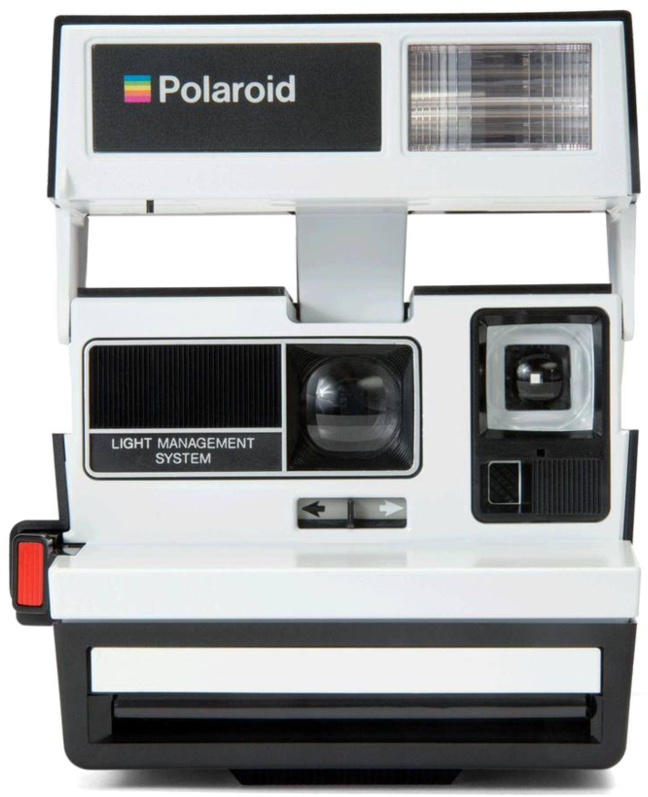Polaroid 600 Custom Camera - White Polaroid Camera 600 (1050x1050), Png Download