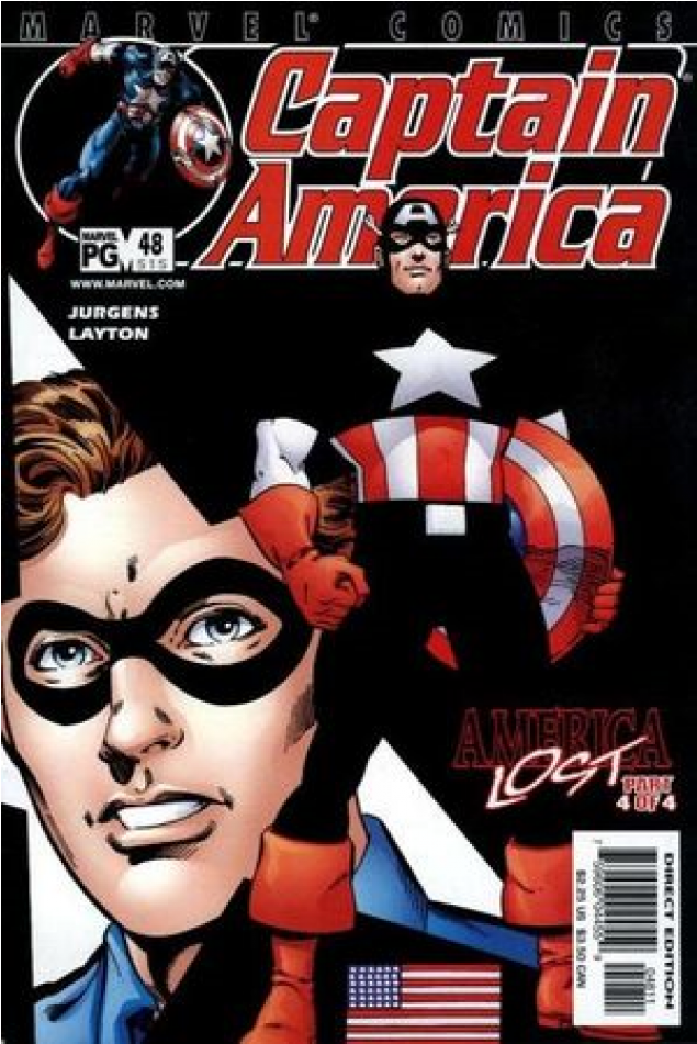 Купете Comics 2001-12 Captain America (950x950), Png Download